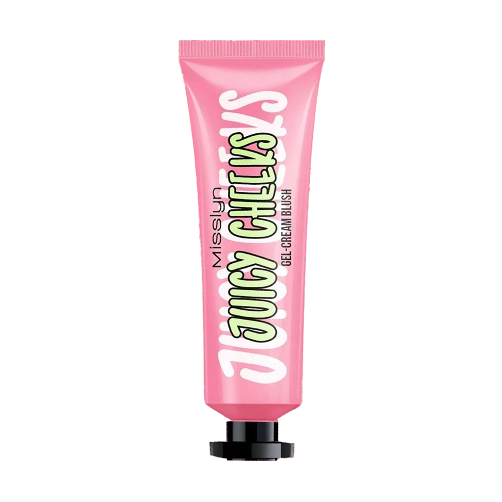 Кремові рум'яна для обличчя Misslyn Juicy Cheeks Gel-Cream Blush 1 Rose, 10 мл