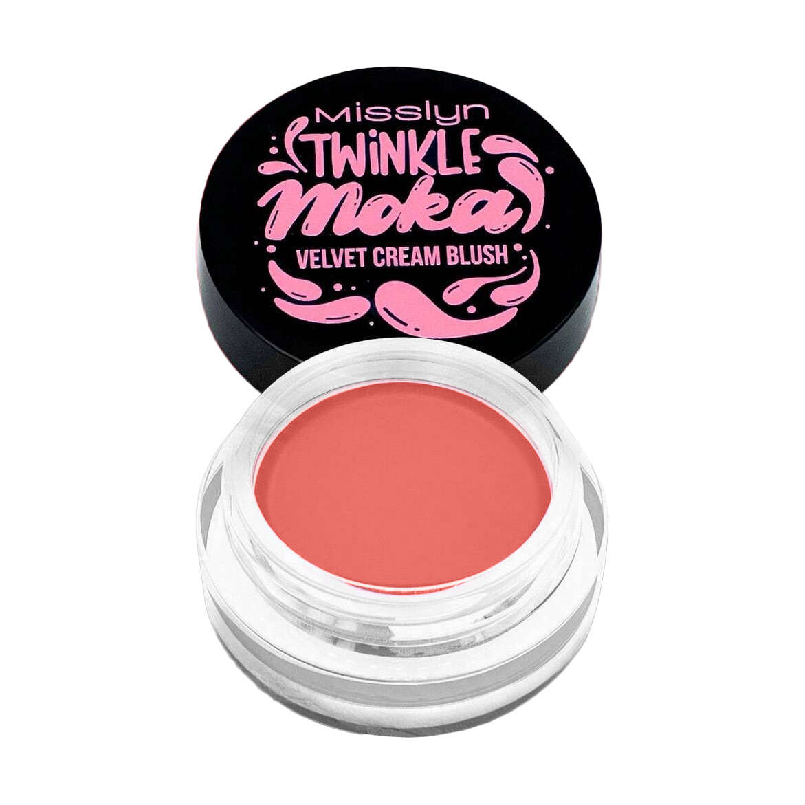 Кремові рум'яна для обличчя Misslyn Twinkle Moka Velvet Cream Blush 01 Nude, 4.5 г