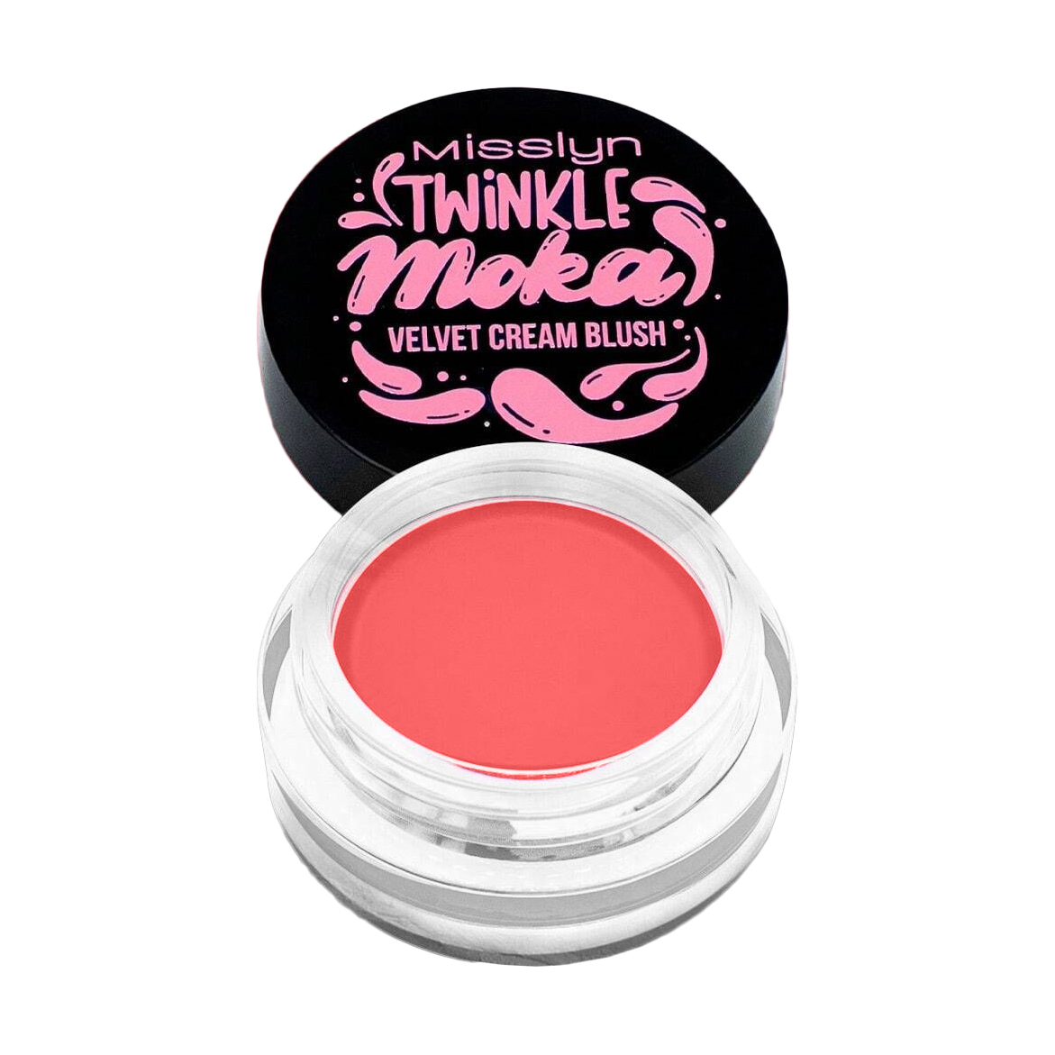 Кремові рум'яна для обличчя Misslyn Twinkle Moka Velvet Cream Blush 02 Peach, 4.5 г
